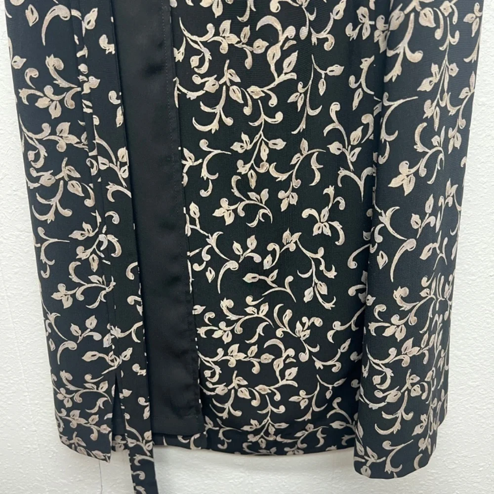 Jones New York True Wrap Vintage 90s Y2K Retro Floral Grunge Maxi Skirt Size 10P